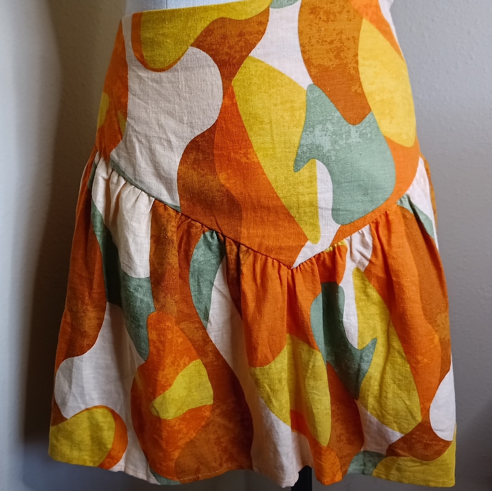 Fe Noel x Target Mixed Paint Print Skirt Size 18